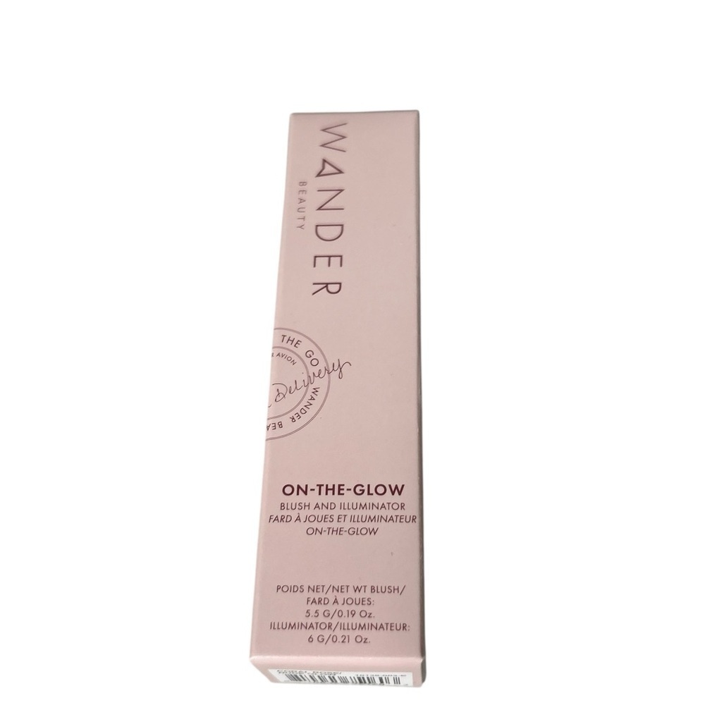 Wander Beauty On-the-Glow Cream Blush and Illuminator Duo Coral Rose Cheek Lips - Picture 6 of 11